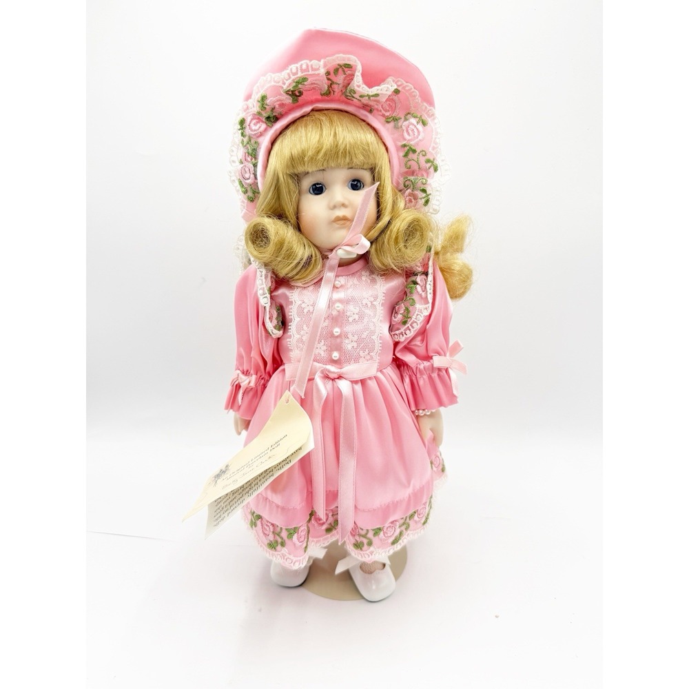Vintage 80s Betty Jane Carter Doll Rosemarie Limited Edition Musical Porcelain